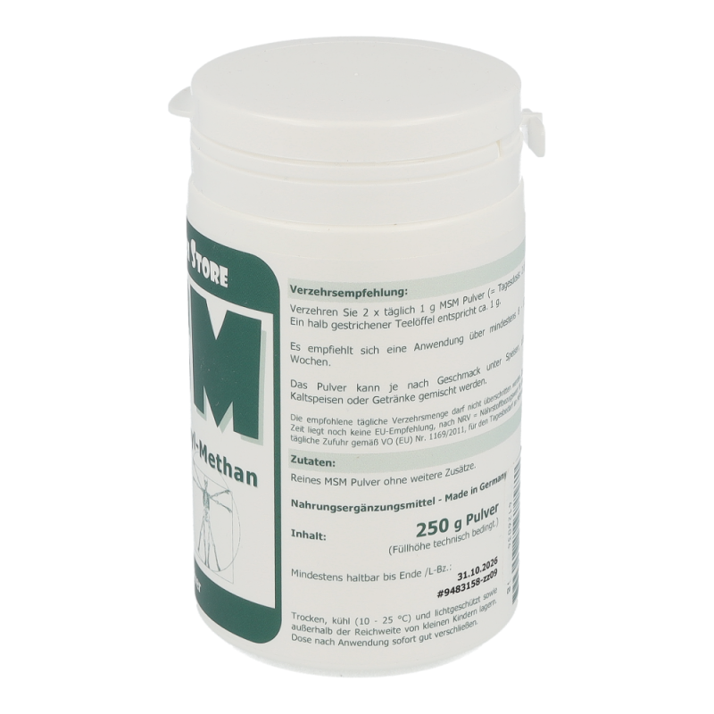 The Nutri Store MSM Pulver 250 g - 250g