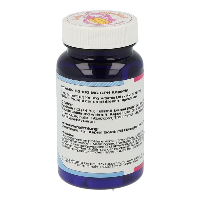 Gall Pharma Vitamin B6 100 mg Kapseln 60 Stk. - 60 Stück