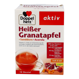 Doppelherz Aktiv Heißer Granatapfel - 10 Beutel