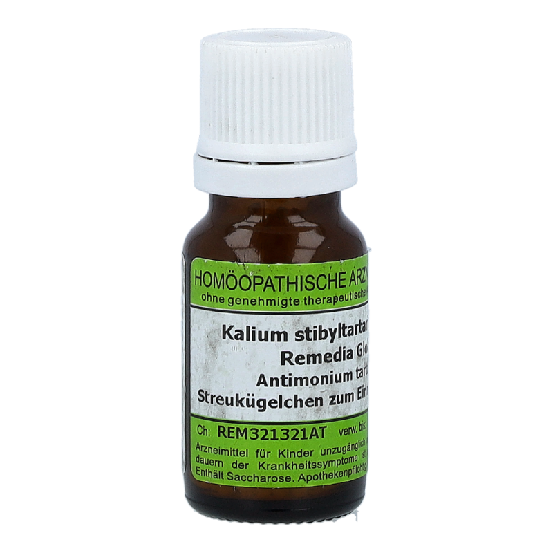 Kalium Stibyltartaricum Remedia 10 g C 30 Globuli - 10g