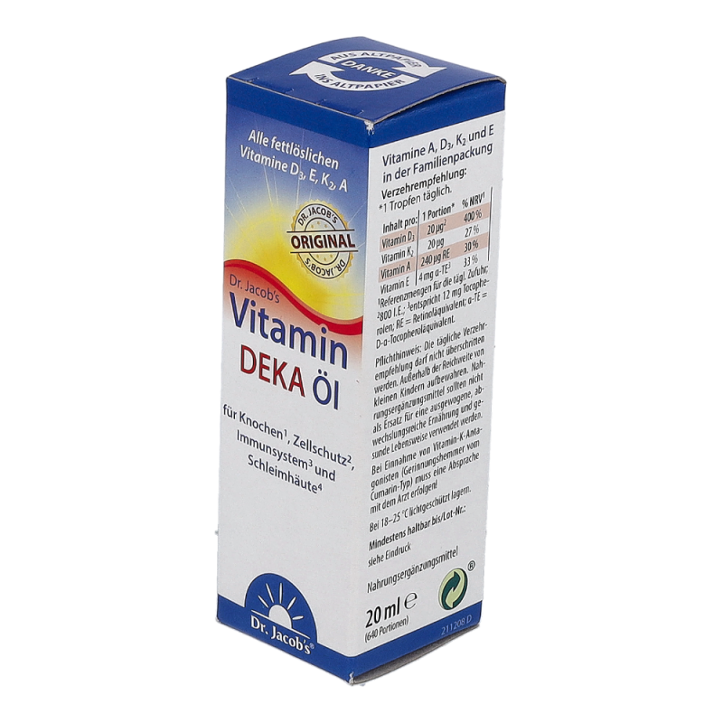 Dr. Jacob´s Vitamin DEKA Öl 20 ml - 20ml