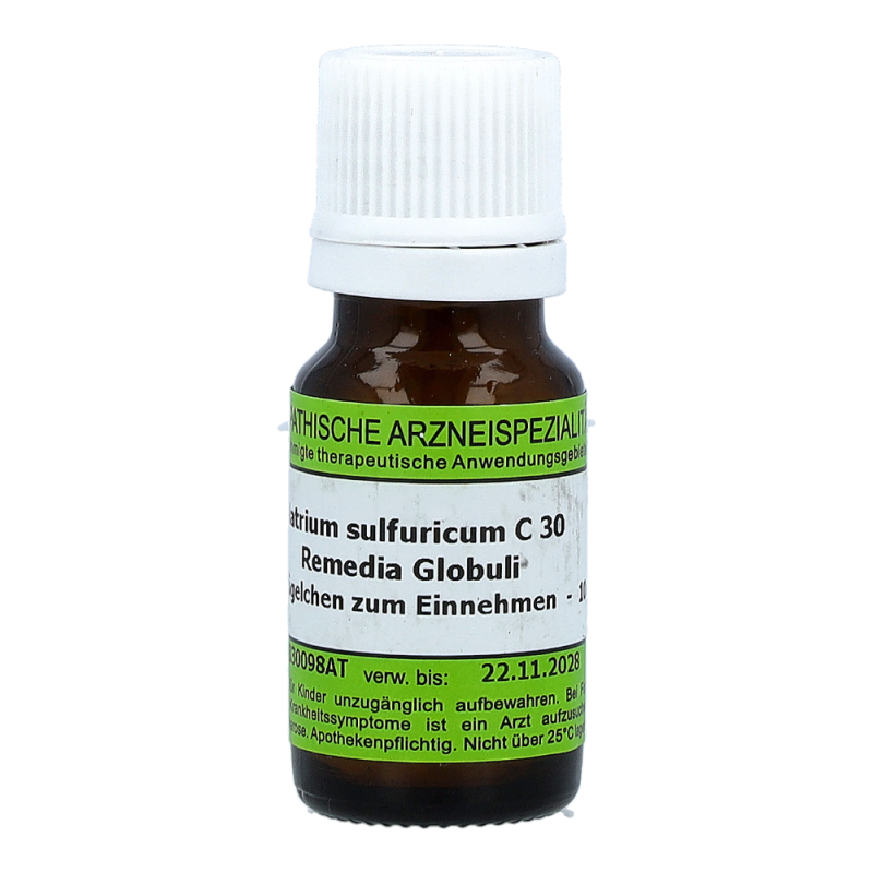 Natrium Sulfuricum Remedia 10 g C 30 Globuli - 10g
