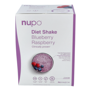 NUPO LW DIET SHAKE BLUE/RASP - 12 Stück