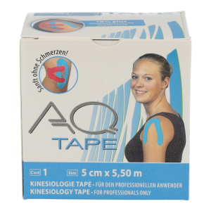Aku-Tape Kinesiologie 1 Stk. Blau 5 x 5 cm - 1 Stück