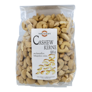 VollKraft Cashewkerne 500 g BIO - 500g