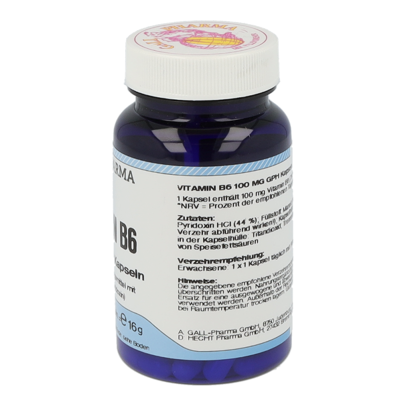 Gall Pharma Vitamin B6 100 mg Kapseln 60 Stk. - 60 Stück