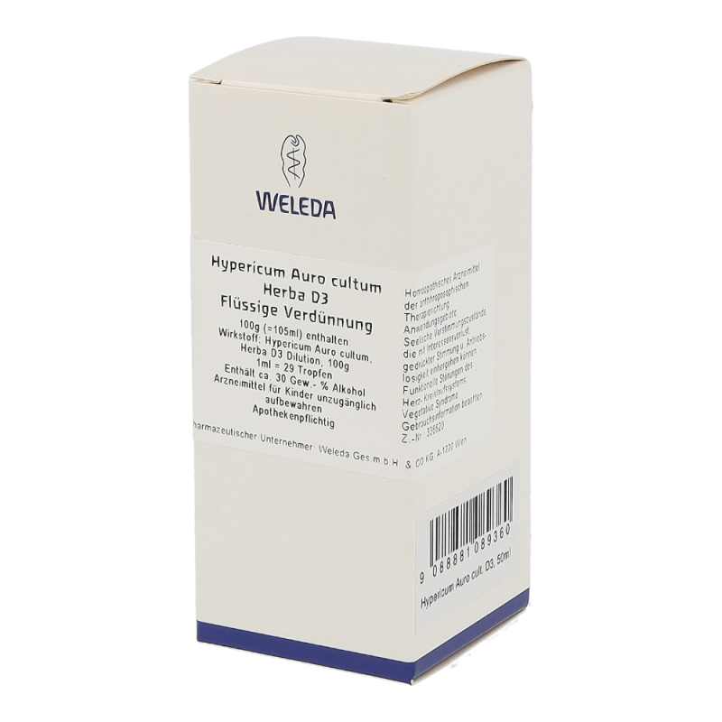 Weleda Hypericum Auro Cultum D 3 Dilutum 50 ml - 50ml