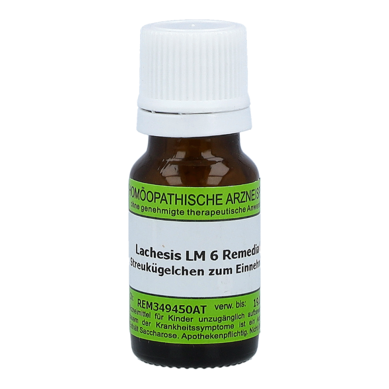 Lachesis Muta Remedia 10 g LM 6 Globuli - 10g