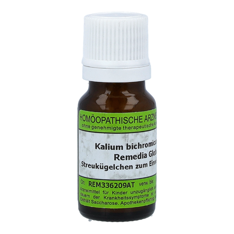 Kalium Bichromicum Remedia 10 g D 12 Globuli - 10g