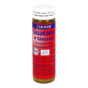 Hoyer Guarana plus Ginseng Kautabletten 60 Stk. - 60 Stück