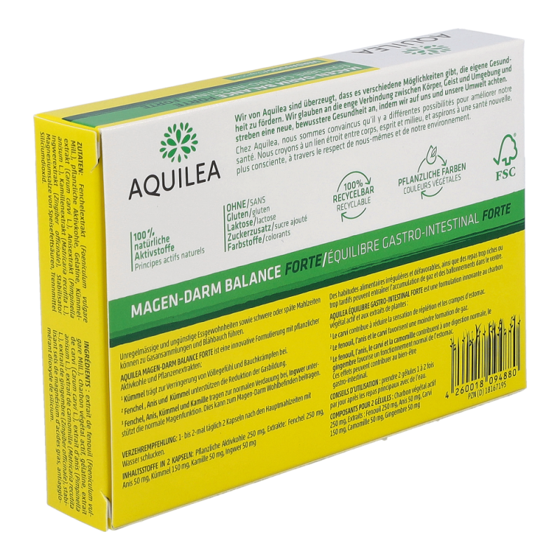 Aquilea Magen-Darm Balance Forte - 60 Stück