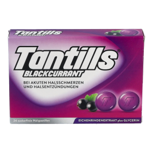 Tantills® Halspastillen Blackcurrant - 24 Stück