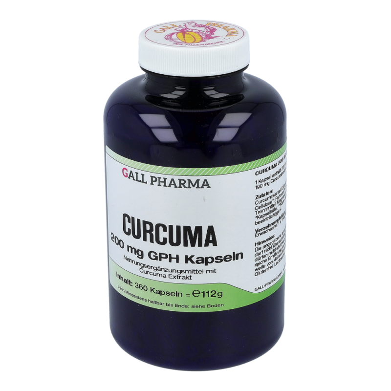 Gall Pharma Curcuma 200 mg Kapseln 360 Stk. - 360 Stück
