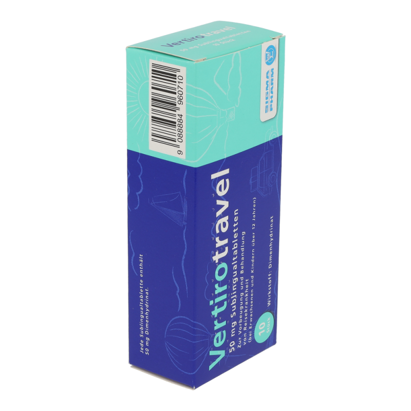 Vertirotravel 50 mg Sublingualtabletten 10 Stk. - 10 Stück