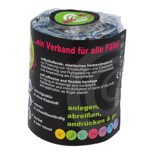 Autsch & go Elastische Bandage Camouflage-blau 75 mm 1 Stk. - 1 Stück