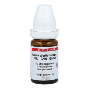 Kalium Stibyltartaricum DHU 8 g C 200 Globuli - 8g