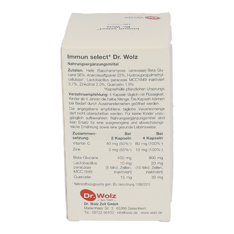 Dr. Wolz Immun Select Kapseln 120 Stk. - 120 Stück