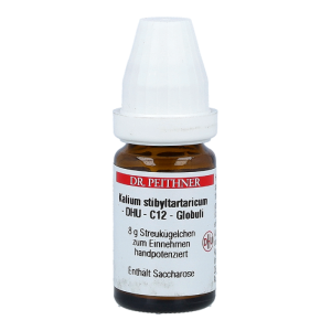 Kalium Stibyltartaricum DHU 8 g C 12 Globuli - 8g