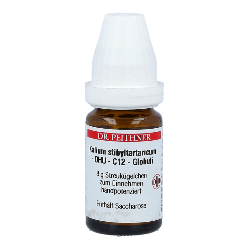 Kalium Stibyltartaricum DHU 8 g C 12 Globuli - 8g