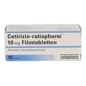 Ratiopharm Cetirizin 10 mg Filmtabletten 10 Stk. - 10 Stück