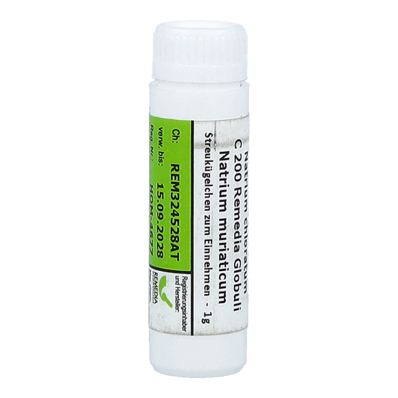 Natrium Chloratum Remedia 1 g C 200 Globuli - 1g