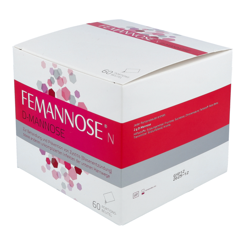 FEMANNOSE®N D-Mannose Granulat 60 Stk. - 60 Beutel