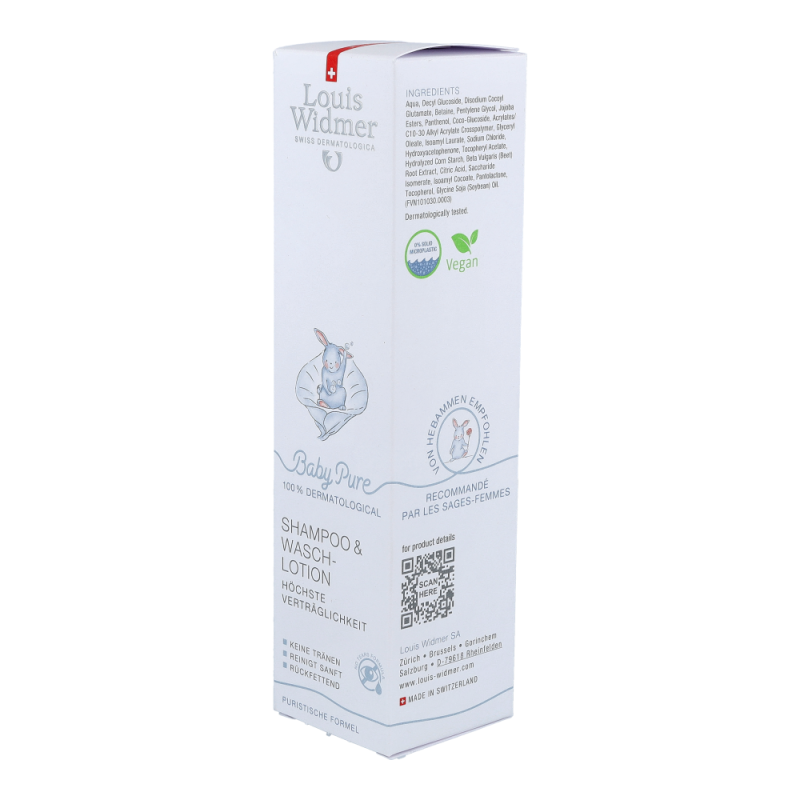 Louis Widmer BabyPure Shampoo und Waschlotion 200 ml - 200ml