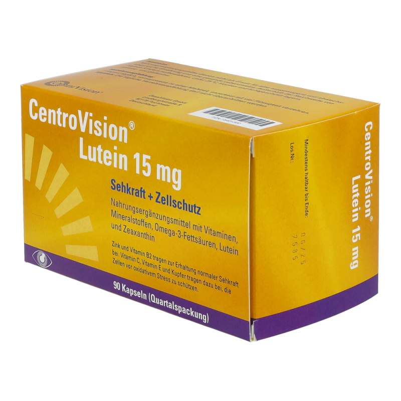 Centro Vision Lutein 15 mg 90 Stk. - 90 Stück