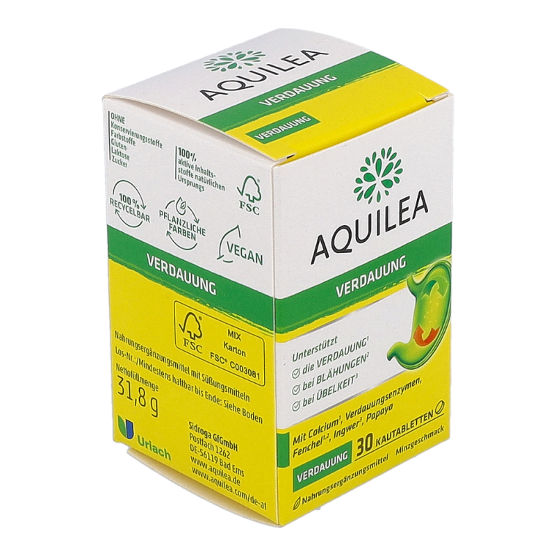 Aquilea Verdauung Kautabletten - 30 Stück