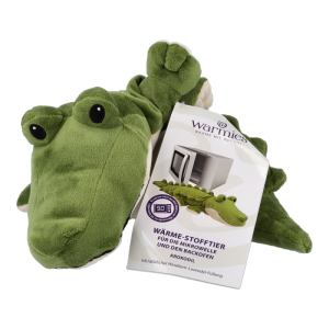 Wärmestofftier Krokodil - 1 Stück