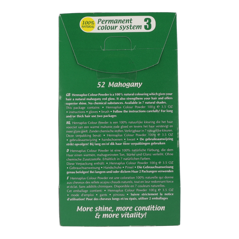 Henna Plus Powder 100 g Mahogany - 100g