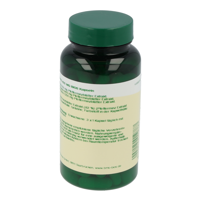 Bios Pfefferminz Kapseln 450 mg - 100 Stück