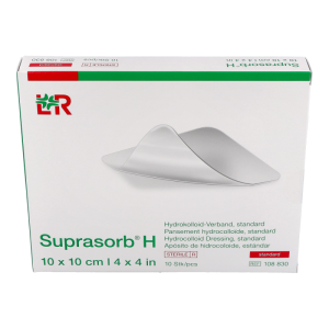 SUPRASORB H Hydrokolloidverband - Wundverband aus Polyurethanfolie und saugfähiger Hydrokolloidschicht für schwach bis mittel exsudierende Wunden