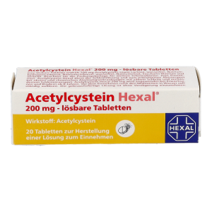 Acetylcystein Hexal 200 mg - lösbare Tabletten - 20 Stück