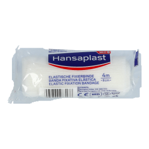 Hansaplast Elastische Fixierbinde 4 m x 8 cm - 1 Stück