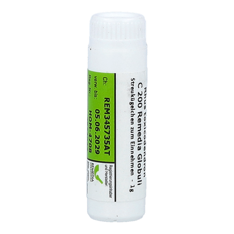 Rhus Toxicodendron Remedia 1 g C 200 Globuli - 1g