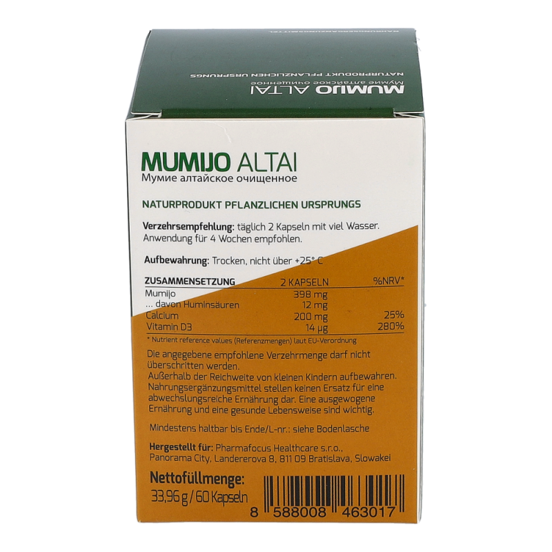 MUMIJO Altai Kapseln 60 Stk. - 60 Stück