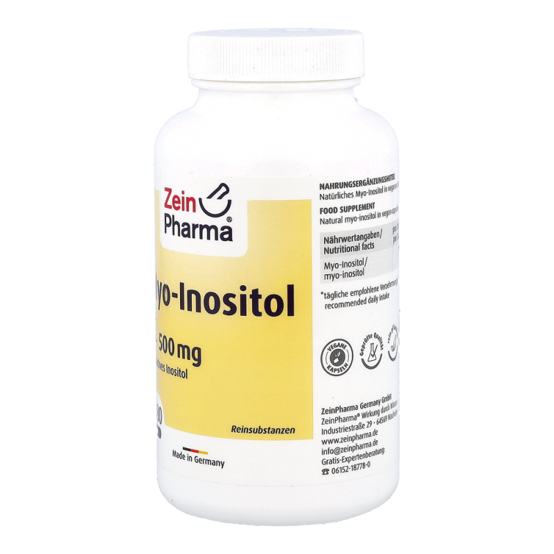 ZeinPharma Myo-Inositol 500 mg Kapseln 180 Stk. - 180 Stück