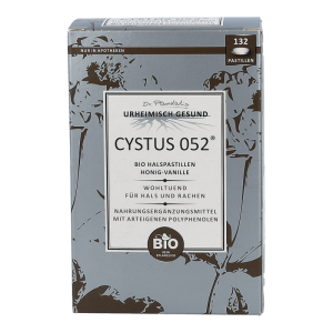Cystus 052 Bio Halspastillen Vanille - 132 Stück