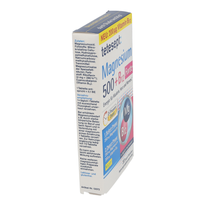 tetesept Magnesium 500 + B12 Tabletten 30 Stk. - 30 Stück