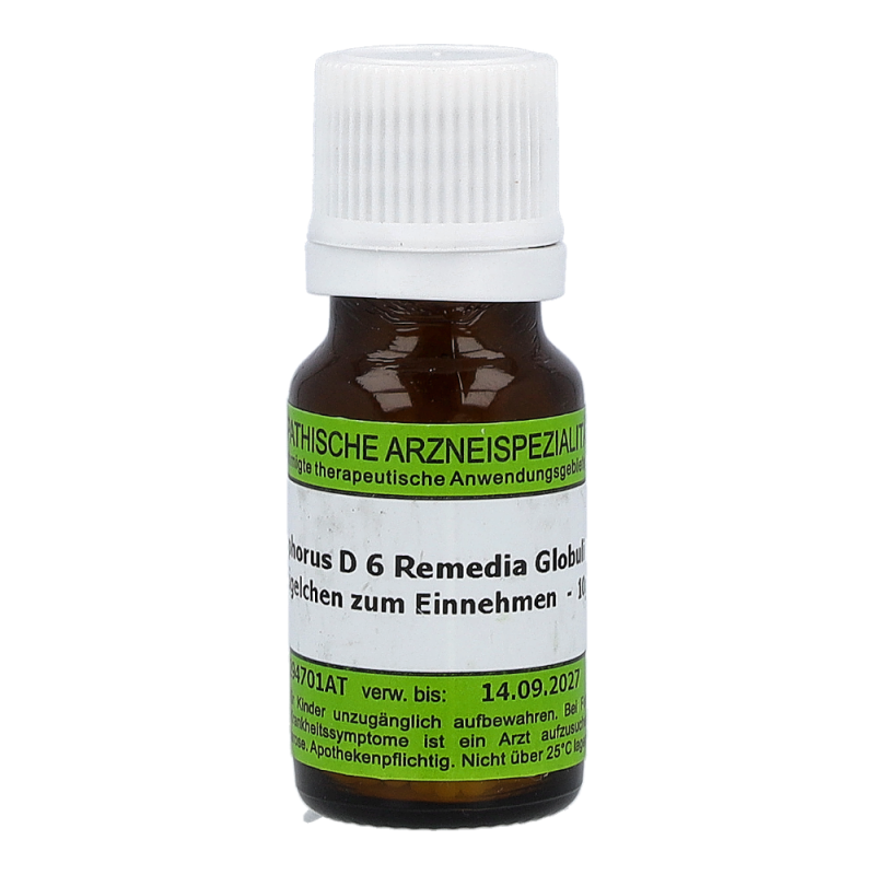 Phosphor Remedia 10 g D 6 Globuli - 10g