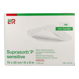SUPRASORB P Sensitive - PU-Schaumverband mit schonender Silikon-Haftschicht
