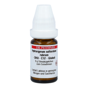 Hydrargyrum Sulfuratum Rubrum DHU 8 g C 12 Globuli - 8g