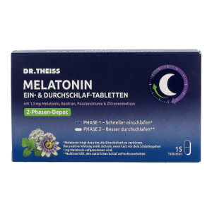 THEISS MELATONIN EIN +DURCH - 15 Stück