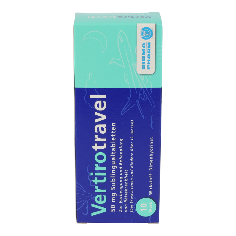 Vertirotravel 50 mg Sublingualtabletten 10 Stk. - 10 Stück