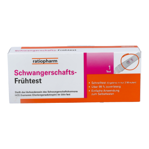 Ratiopharm Schwangerschafts-Frühtest 1 Stk. - 1 Stück
