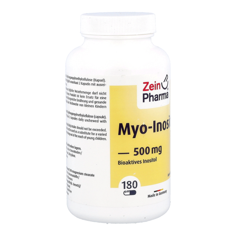 ZeinPharma Myo-Inositol 500 mg Kapseln 180 Stk. - 180 Stück
