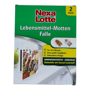 Nexa Lotte Pheromonfalle f+r Nahrungsmittelmotten 2 Stk. - 2 Stück