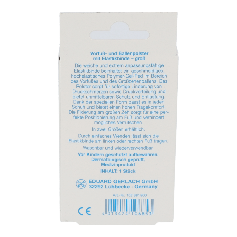 GEHWOL Vorfuß- und Ballenpolster groß 1 Stk. - 1 Stück