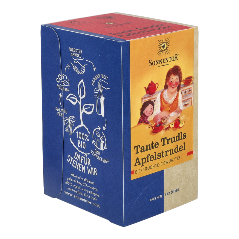 Sonnentor Tante Trudls Apfelstrudel Bio Tee 18 Btl. - 18 Beutel